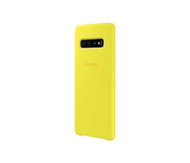 Etui Silicone Cover do Samsung Galaxy S10 żółte - 478355 - zdjęcie 4